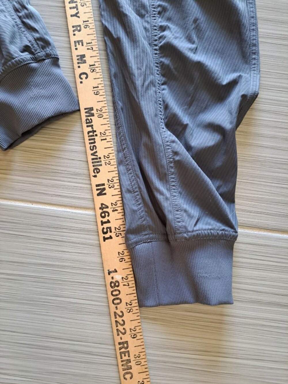 Lululemon Dance Studio Mid-Rise Jogger Pants With Drawcord Waistband Size 2 Gray - Picture 10 of 12